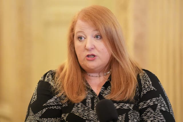 Stormont Justice Minister and Alliance Party leader Naomi Long (Liam McBurney/PA)