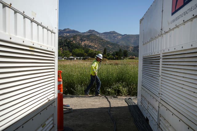 California Wildfires Clean Energy
