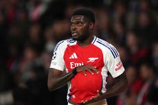 Arsenal issue Thomas Partey update as Jorginho and Kieran Tierney depart