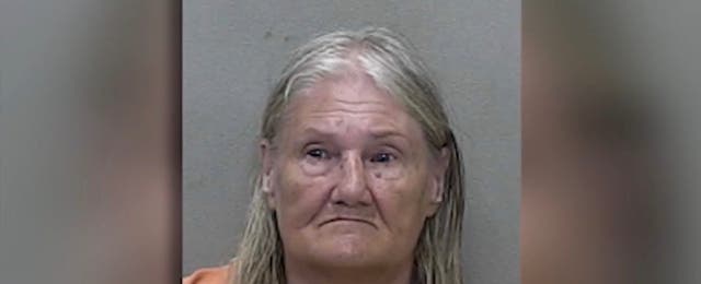 <p>Ada Anderson, 81, of Marion County, Florida, has been charged with three counts of battery</p>