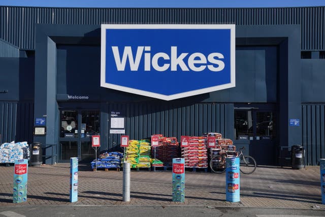 <p>Home improvement chain Wickes is among those that will jump into the index (PA)</p>