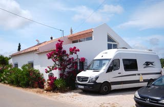 The house where Christian Brueckner was reportedly staying in Monte Judeu
