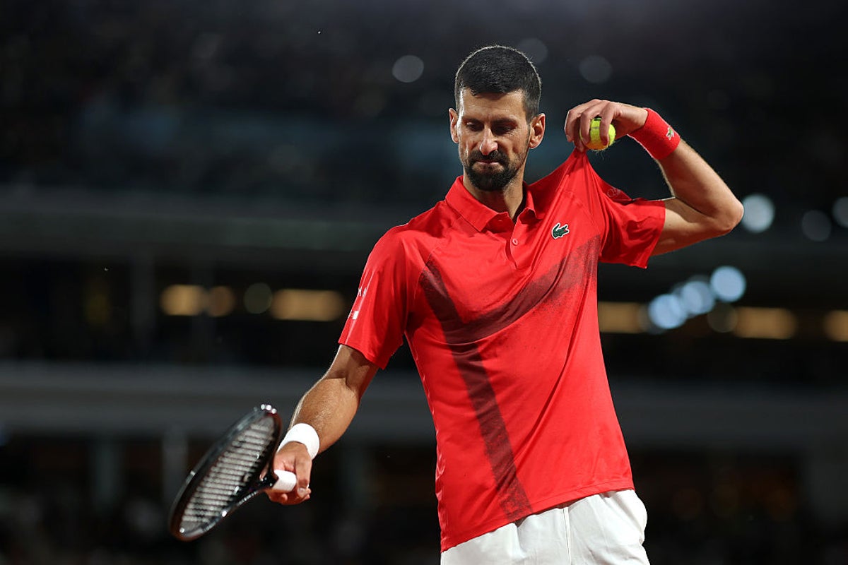 Novak Djokovic v Alexander Zverev live: Scores and result from French Open quarter-final as Jannik Sinner awaits
