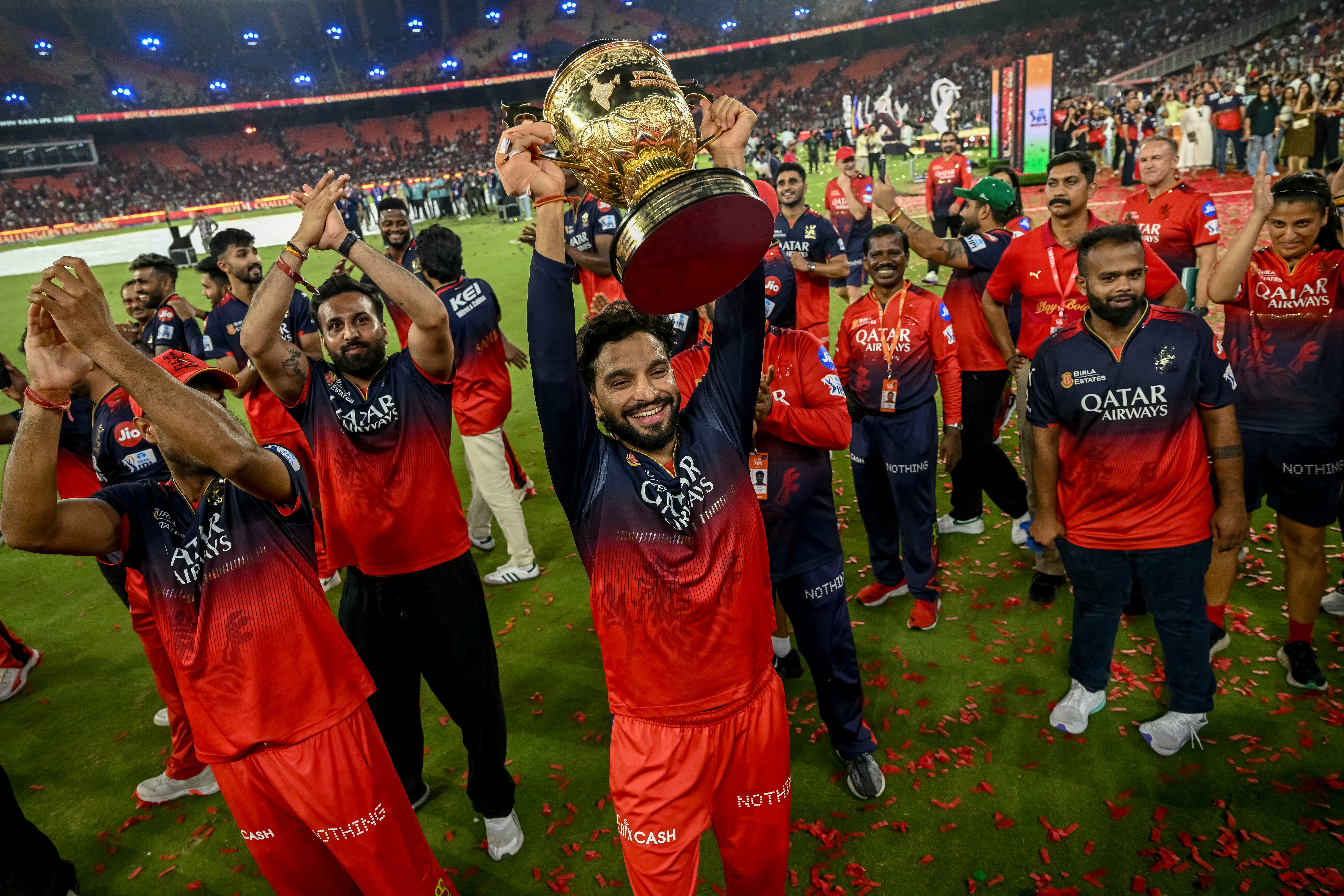 RCB feiert den Sieg