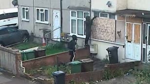Teenagers flee after throwing fireworks into pensioner’s house