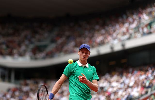 <p>Sinner is looking to win the third major title of his career</p>