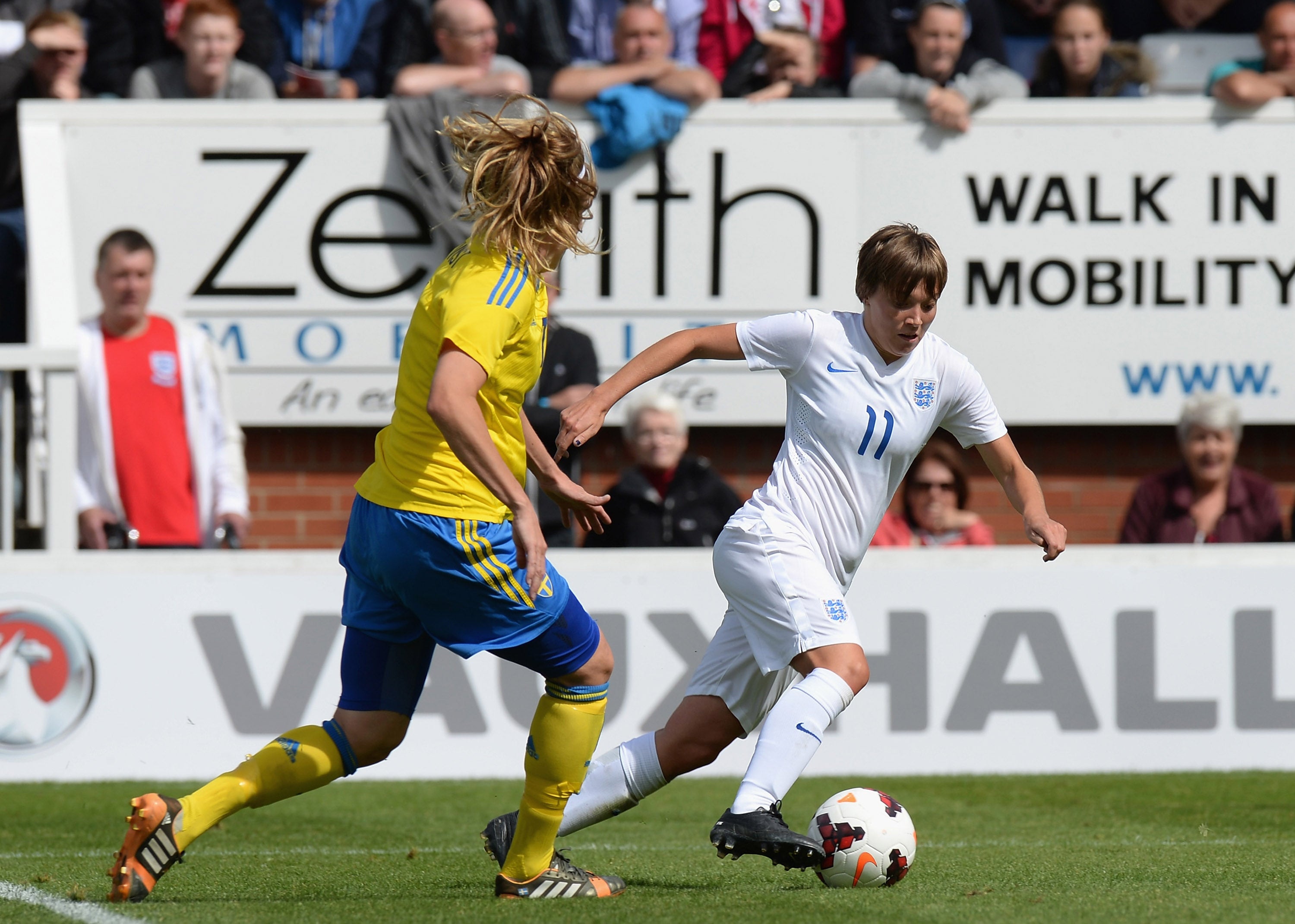 Fran Kirby debuted in 2014 while streaming reading on the second floor