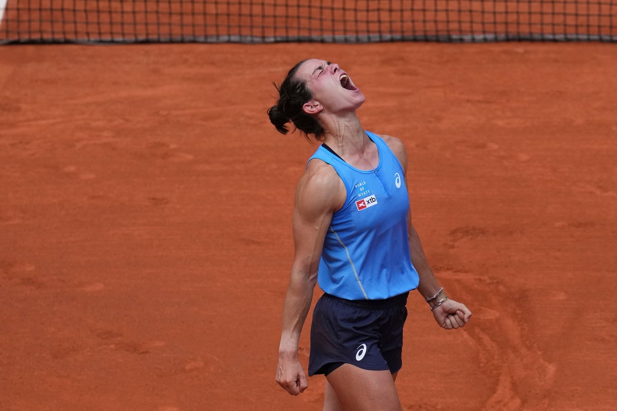 AP PHOTOS: Highlights so far from the French Open tennis tournament