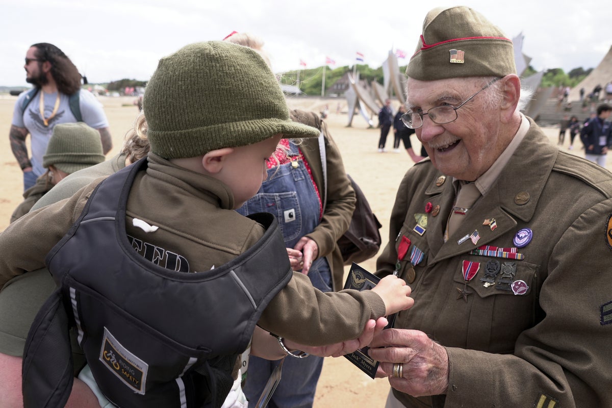 WWII veterans speak of sacrifice and freedom on France's D-Day battlefields, 81 years later