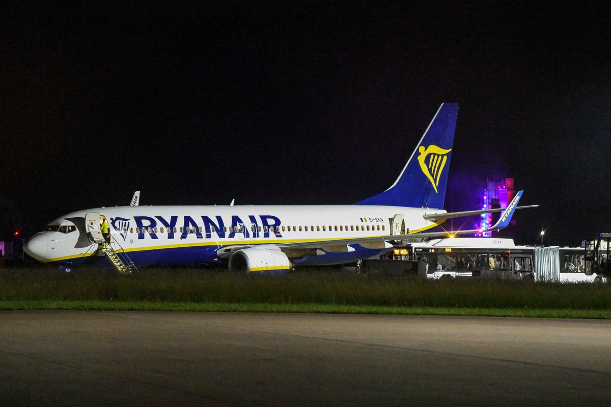 Violent turbulence hits a Ryanair flight in Germany, forcing an emergency landing and injuring 9