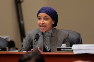 Ilhan Omar slammed the travel ban