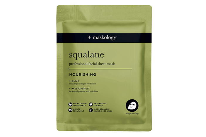 Best face mask IndyBest review Maskology squalane sheet mask