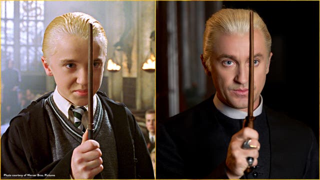 <p>Tom Felton first played the son of Lucius Malfoy when he was 12 years old</p>