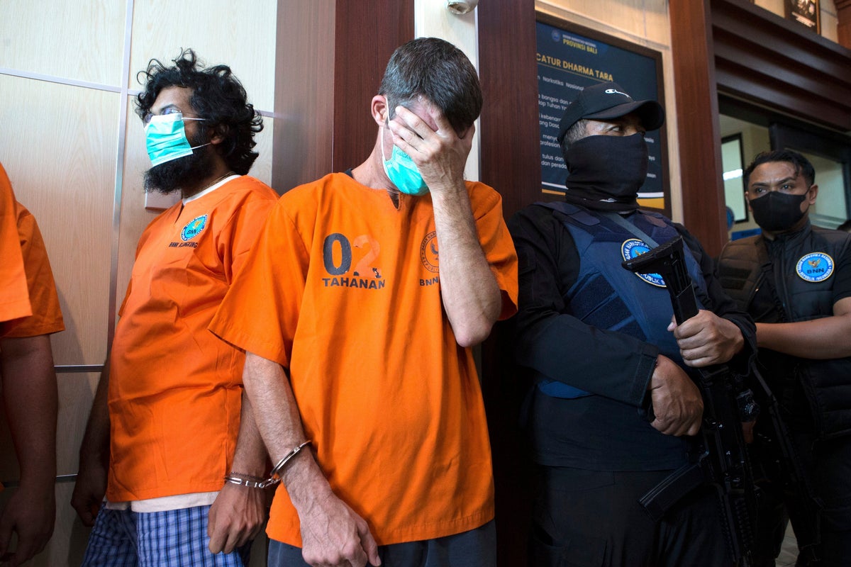 Indonesia arrests foreign nationals in Bali on drugs charges that could carry the death penalty