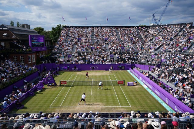 Women will play at Queen’s Club for the first time in more than 50 years next week (Zac Goodwin/PA)