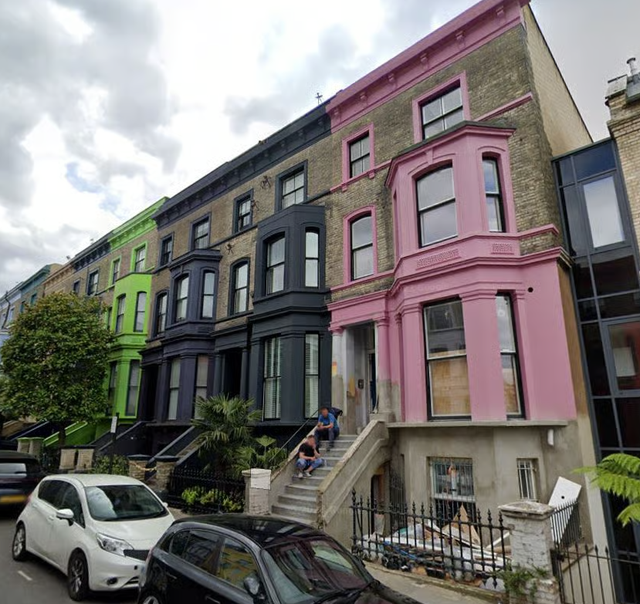 <p>Residents hope the black paint will be less appealing to tourists keen to take photos</p>
