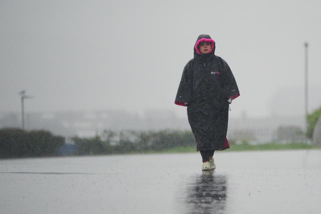 Heavy showers are forecast (Ben Birchall/PA)