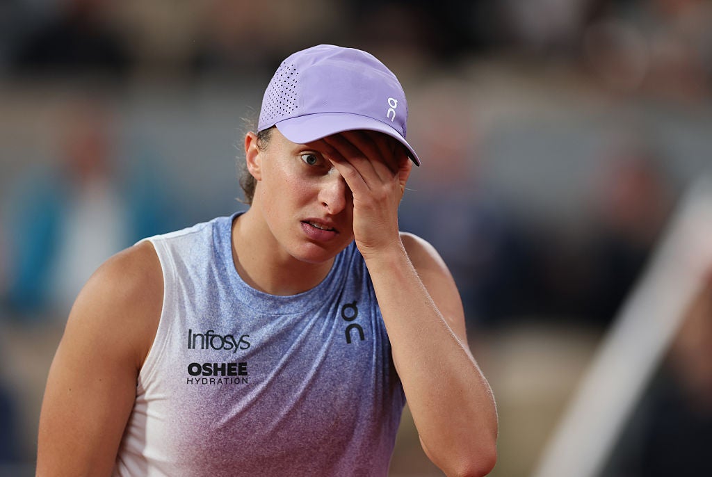 Swiatek lost her ‘intensity’ during her final-set collapse