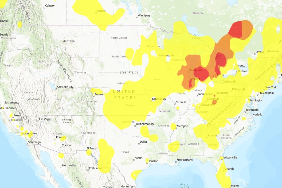 Mapped: Canada’s wildfires are impacting air quality in these US communities