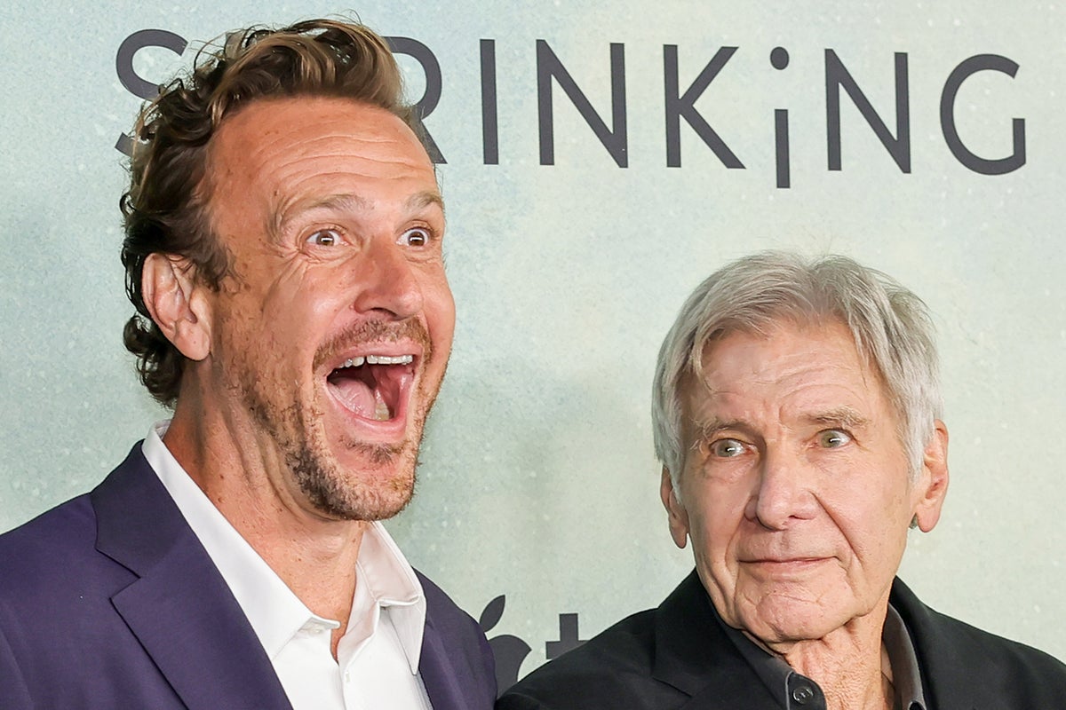 Jason Segel reveals X-rated text he received from Harrison Ford after casting on Shrinking Jason Segel reveals X-rated text he received from Harrison Ford after casting on Shrinking