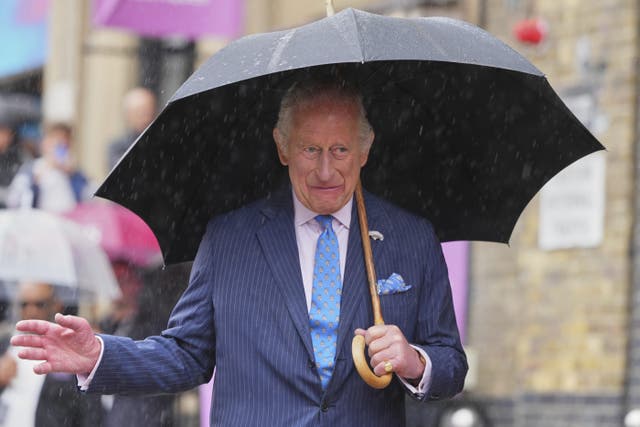 The King visited South by SouthWest London, a culture, technology and creativity festival (Kirsty Wigglesworth/PA)