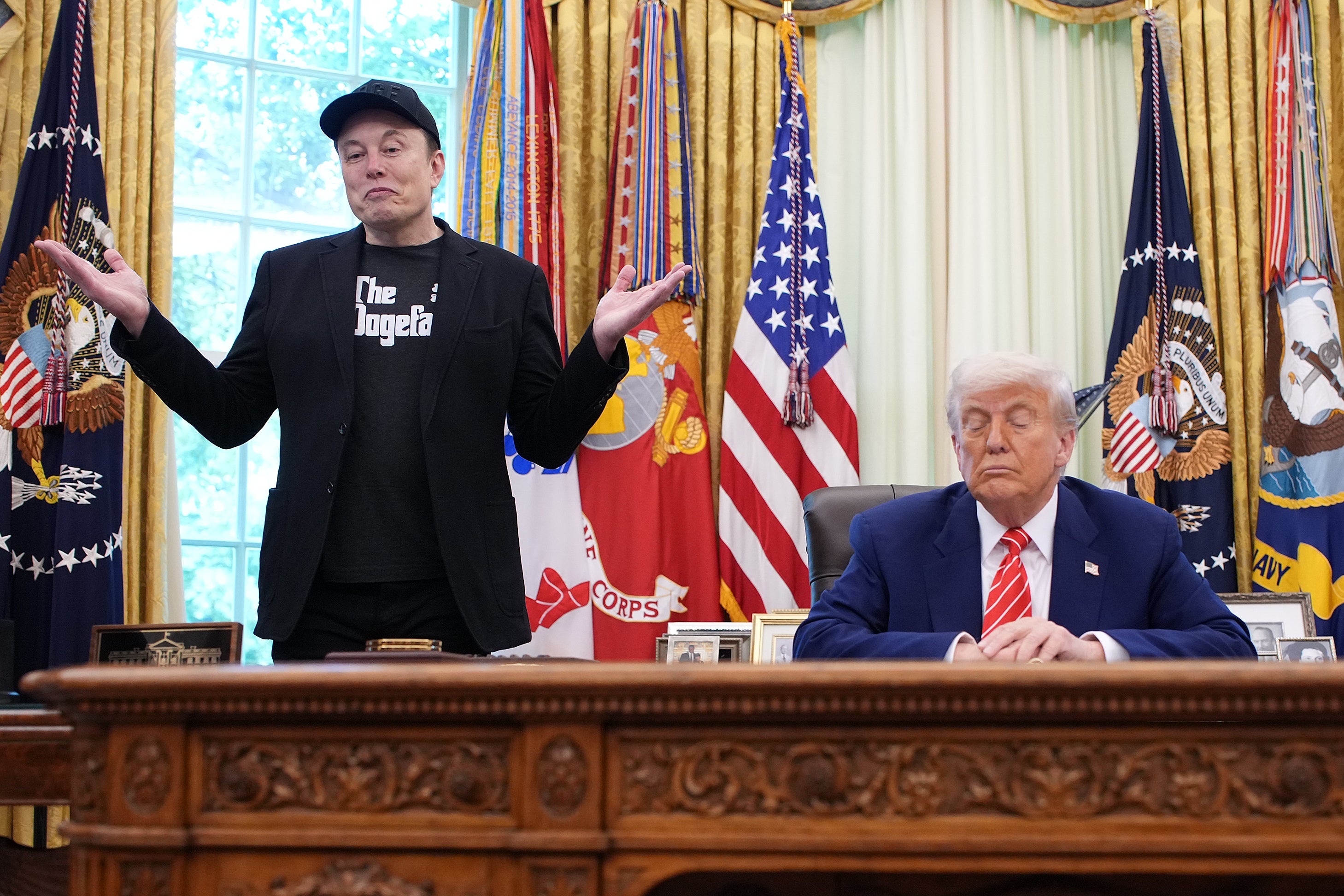 Elon Musk has claimed that without him Donald Trump would have lost the election, as the relationship between the two men continues to sour