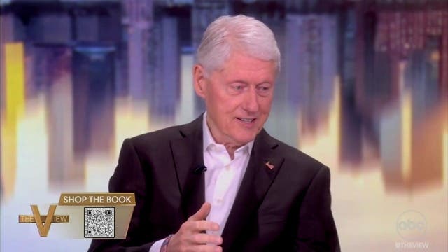 <p>Former President Bill Clinton expresses concerns about the judiciary branch holding up under the Trump administration during an appearance on The View.</p>