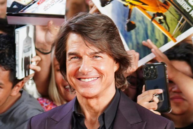 <p>Tom Cruise at the 'Mission Impossible – The Final Reckoning' premiere in Mexico City in May 2025</p>