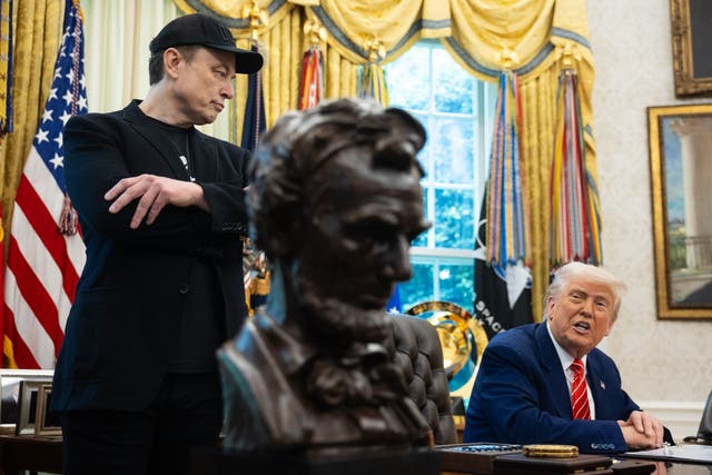 <p>Elon Musk has claimed that without him Donald Trump would have lost the election, as the relationship between the two men continues to sour</p>