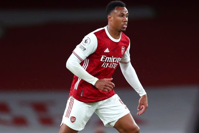 <p>Gabriel has signed a new contract to remain at Arsenal</p>