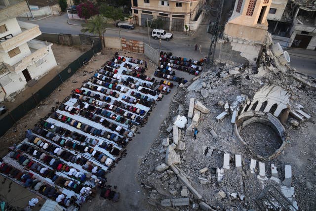 APTOPIX Israel Palestinians Eid al-Adha