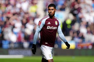 Marcus Rashford is looking for a new club after a brief spell at Aston Villa (Martin Rickett/PA)
