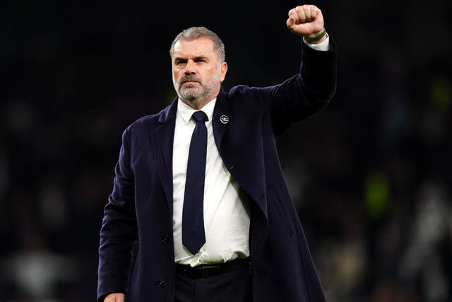 Ange Postecoglou has been sacked by Tottenham (John Walton/PA)