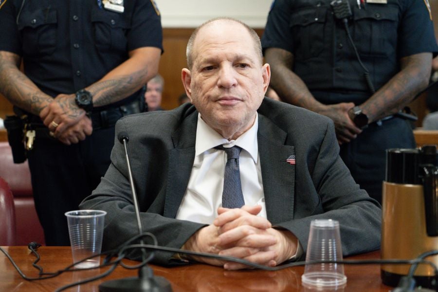 <p>Harvey Weinstein, 73, is awaiting the verdict in his New York sex crimes trial. He now says he has ‘regrets’ but said nothing he did was illegal</p>