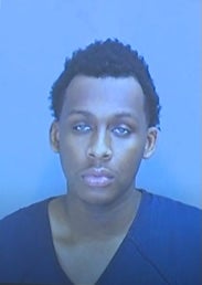 Police are hunting for Jamarion Hardiman, 20, (pictured) in connection with what they say was a thwarted potential mass shooting at a Michigan graduation ceremony.