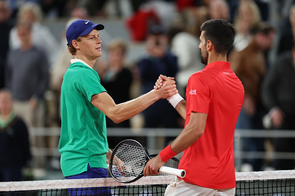 Sinner has now won four matches in a row against Djokovic