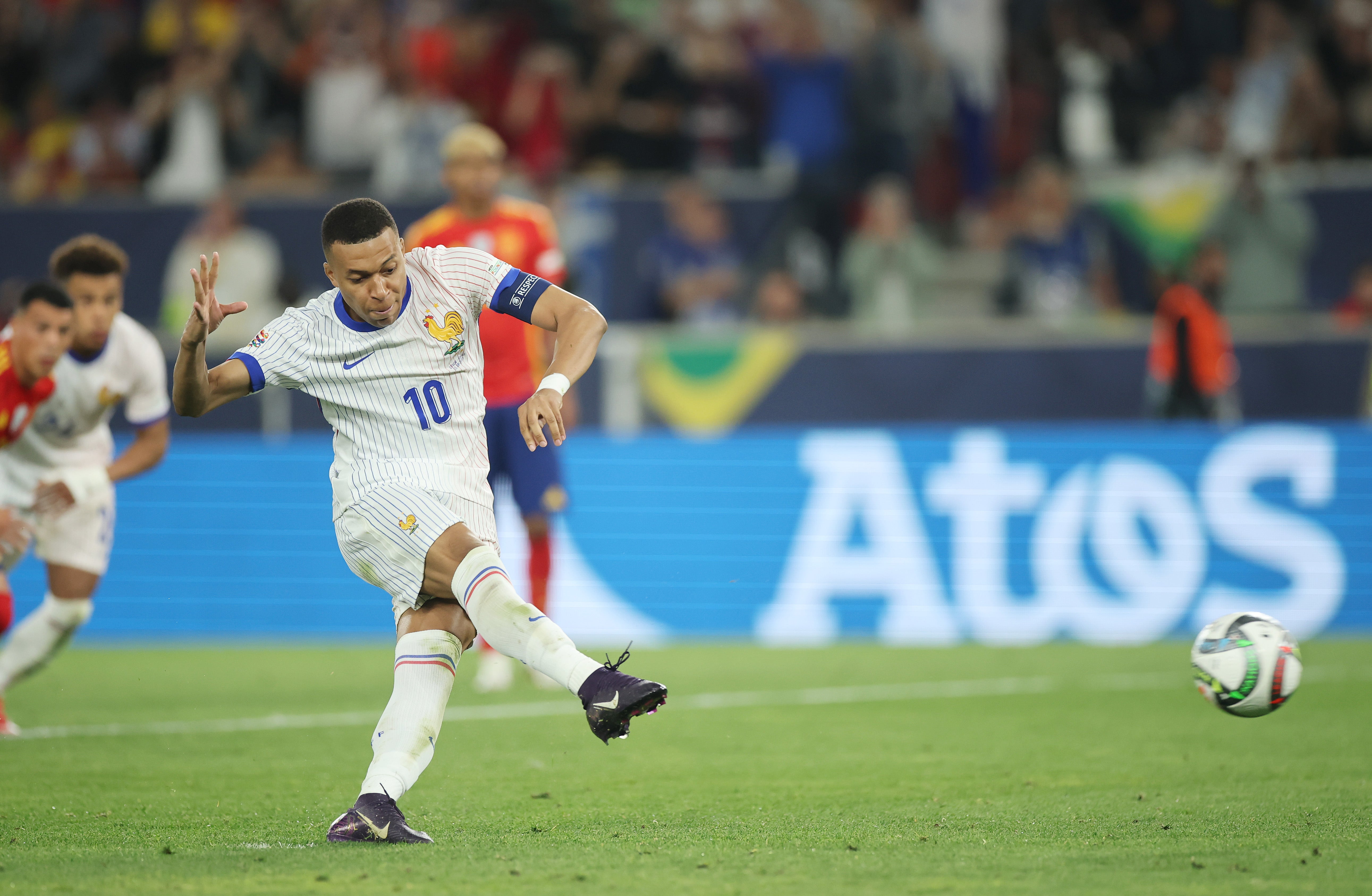Kylian Mbappe's penalty helped keep France in it