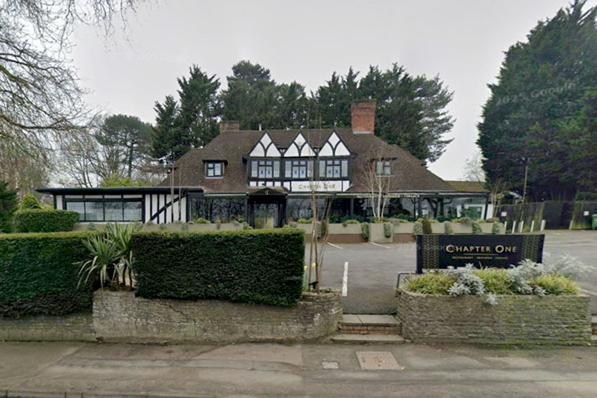 Fine dining restaurant Chapter One in Farnborough Common, Kent