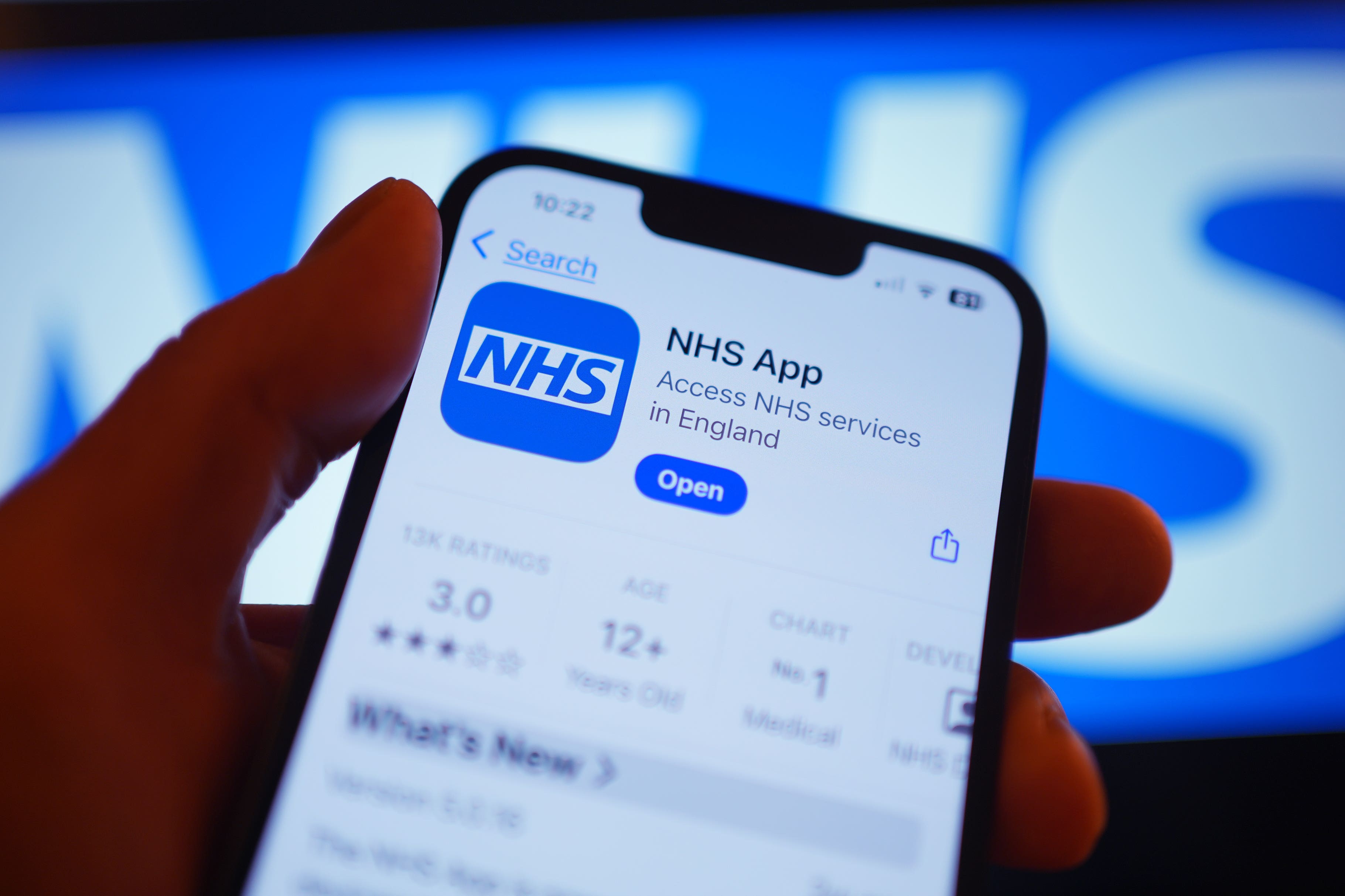Push notifications sent through the NHS app will remind patients about appointments (Yui Mok/PA)
