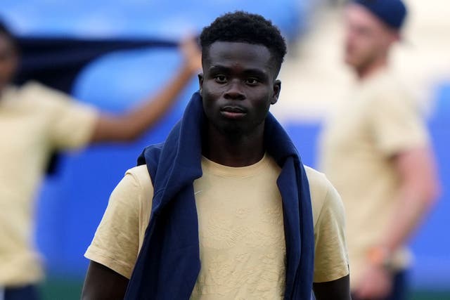 <p>Bukayo Saka is expected to be back for England’s game on Tuesday against Senegal</p>