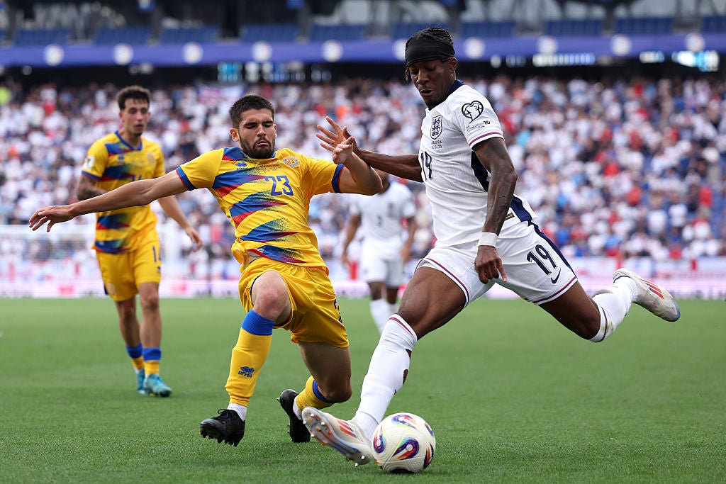 Noni Madueke provided the assist for Kane and had a chance of his own
