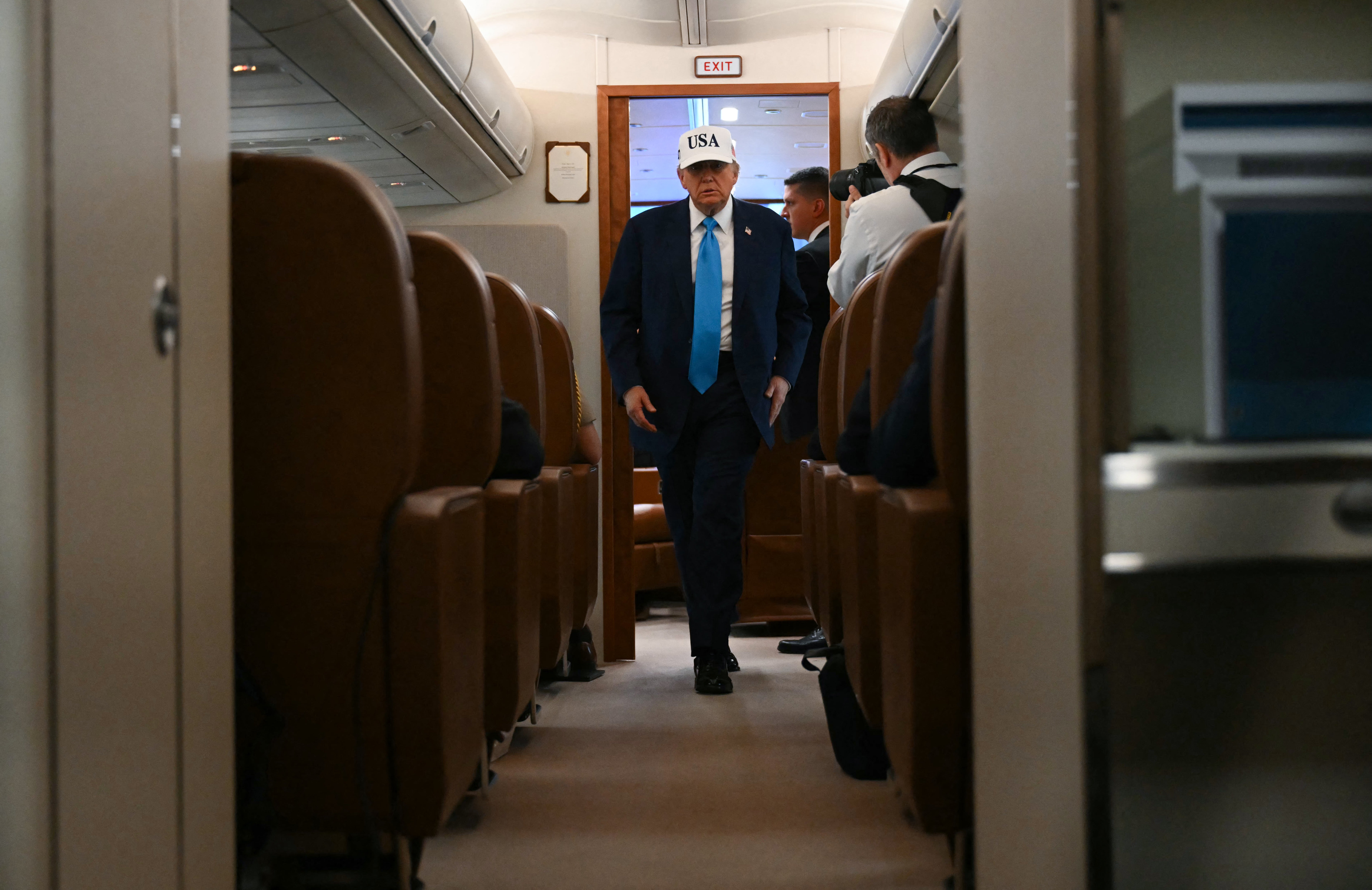 Trump will visit his Bedminster golf club this weekend.