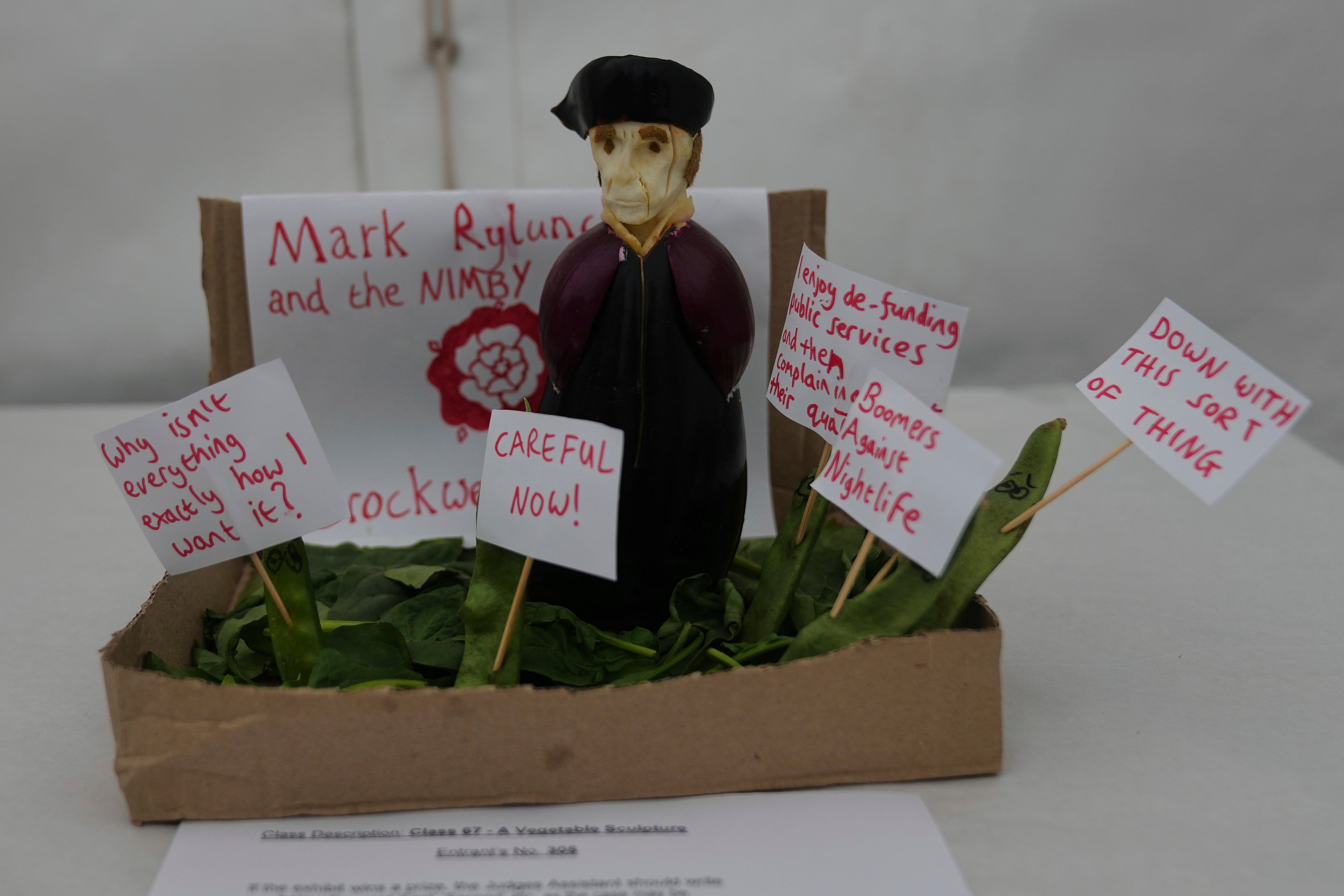 Britain Vegetable Sculpture