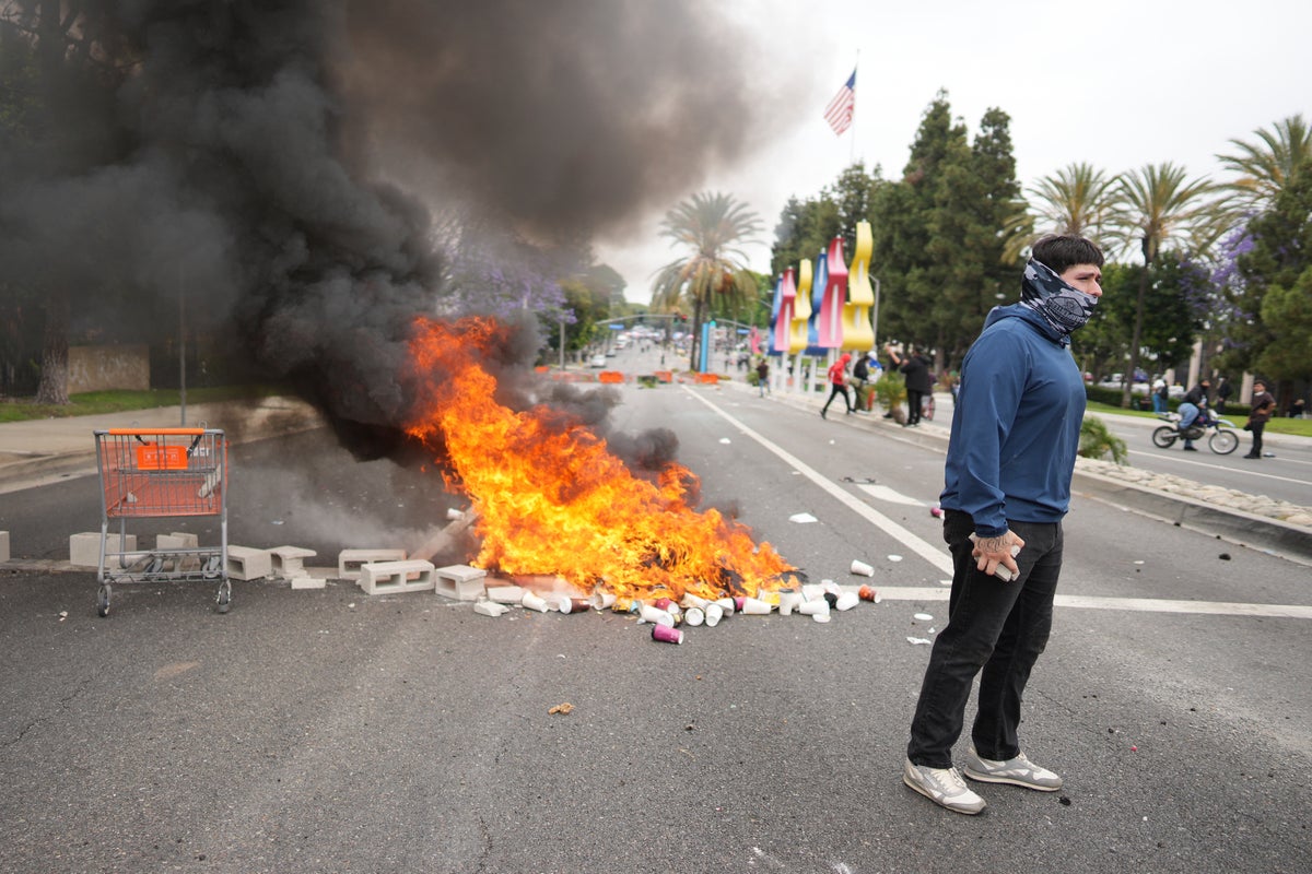 Stephen Miller calls mass LA protests against ICE raids an ‘insurrection’ as unrest continues