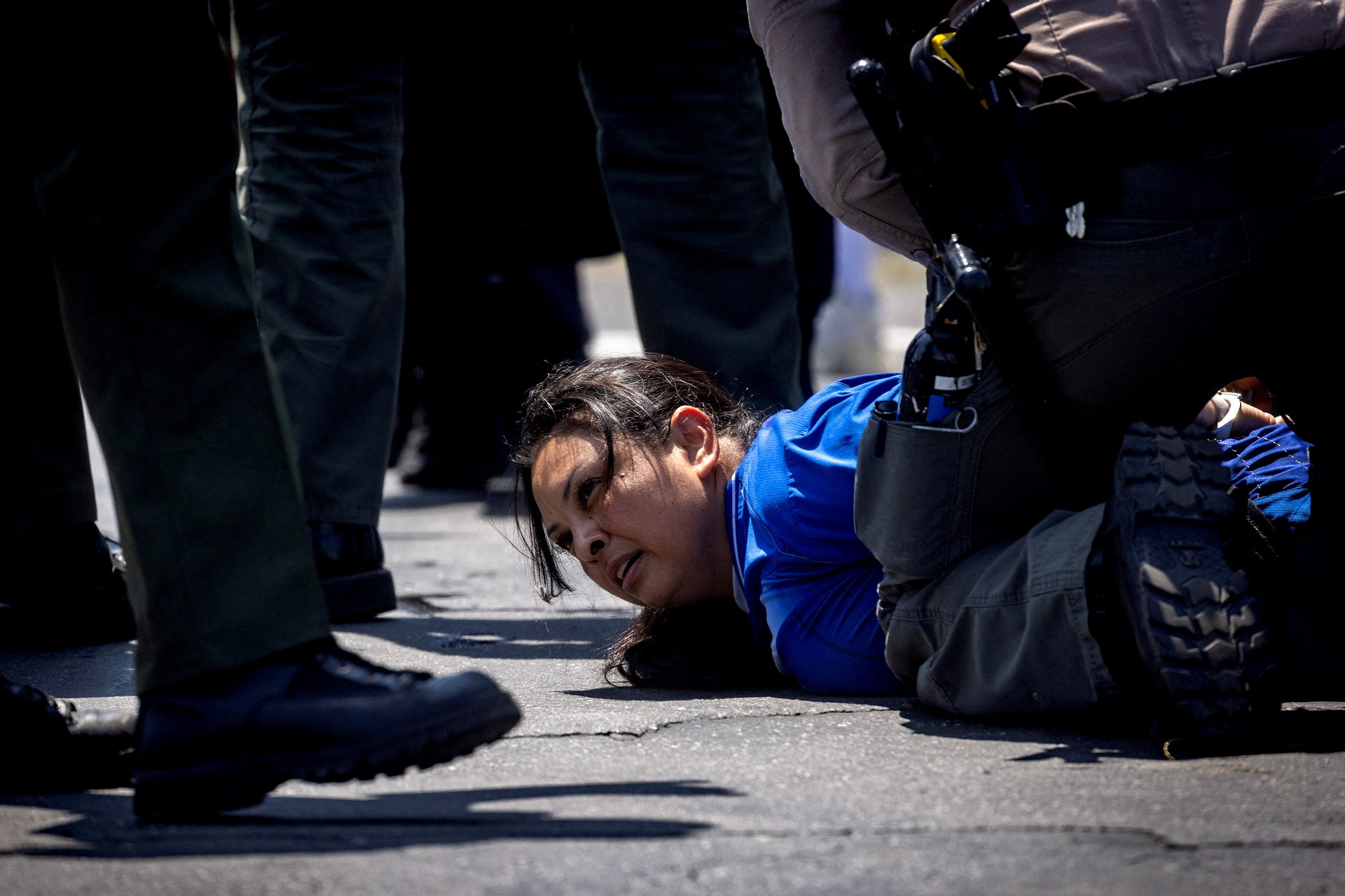 On Sunday multiple arrests were made in both Los Angeles and New York city, after anti-ICE demonstrations were also staged in Lower Manhattan. By 10am PT the LAPD said it had already arrested 29 people