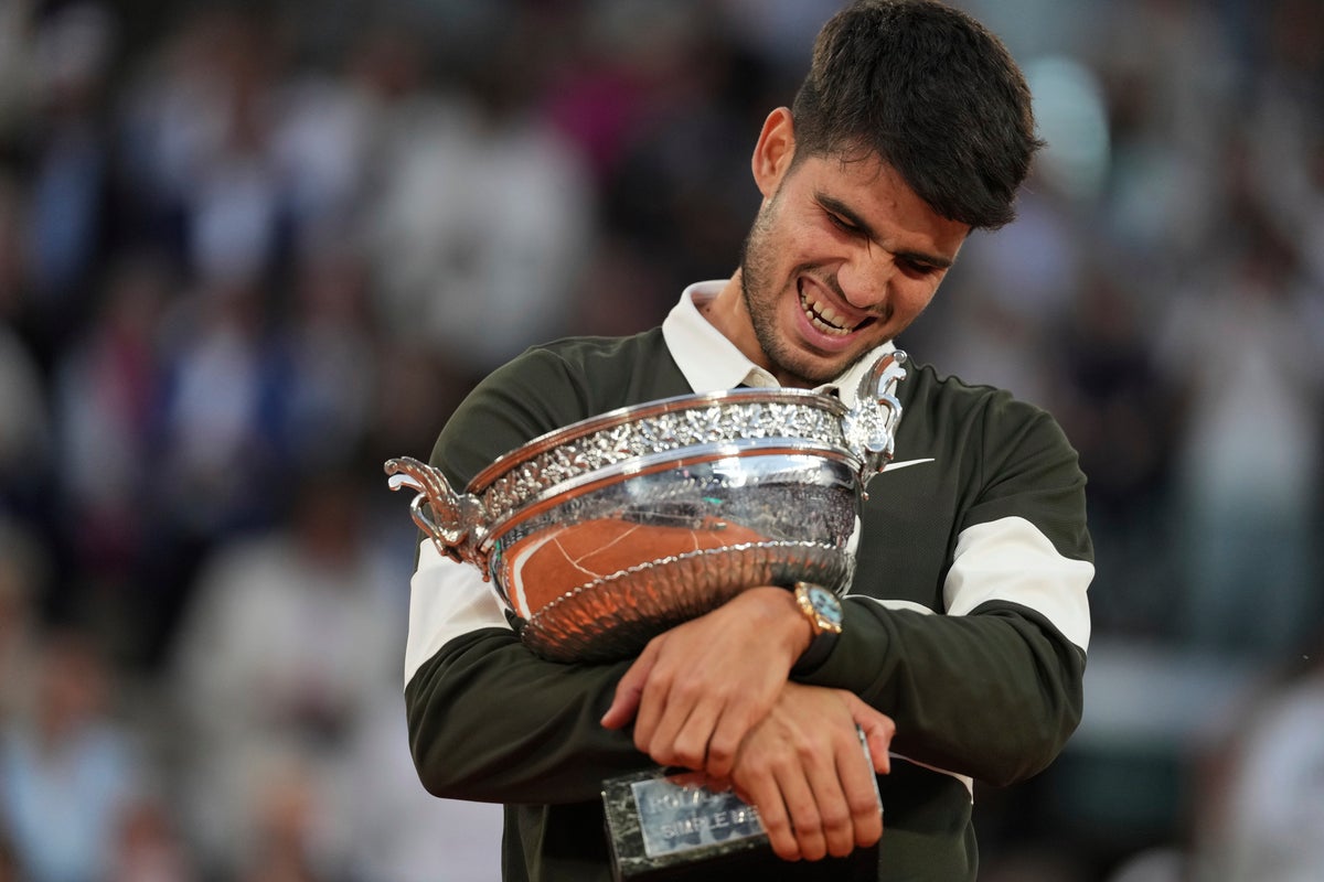 Carlos Alcaraz v Jannik Sinner live: French Open final result as Alcaraz saves match points to win epic 