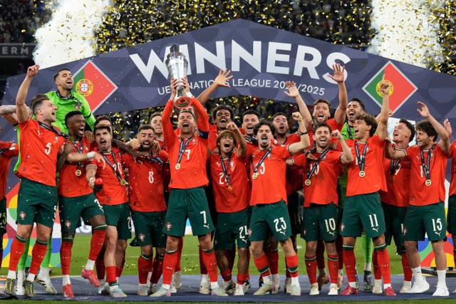 <p>Portugal defeated Spain in a penalty shootout to win the Nations League final</p>