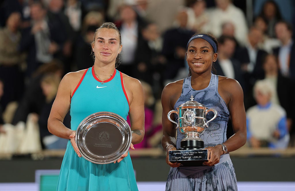 Gauff defeated World No 1 Sabalenka to win the French Open final
