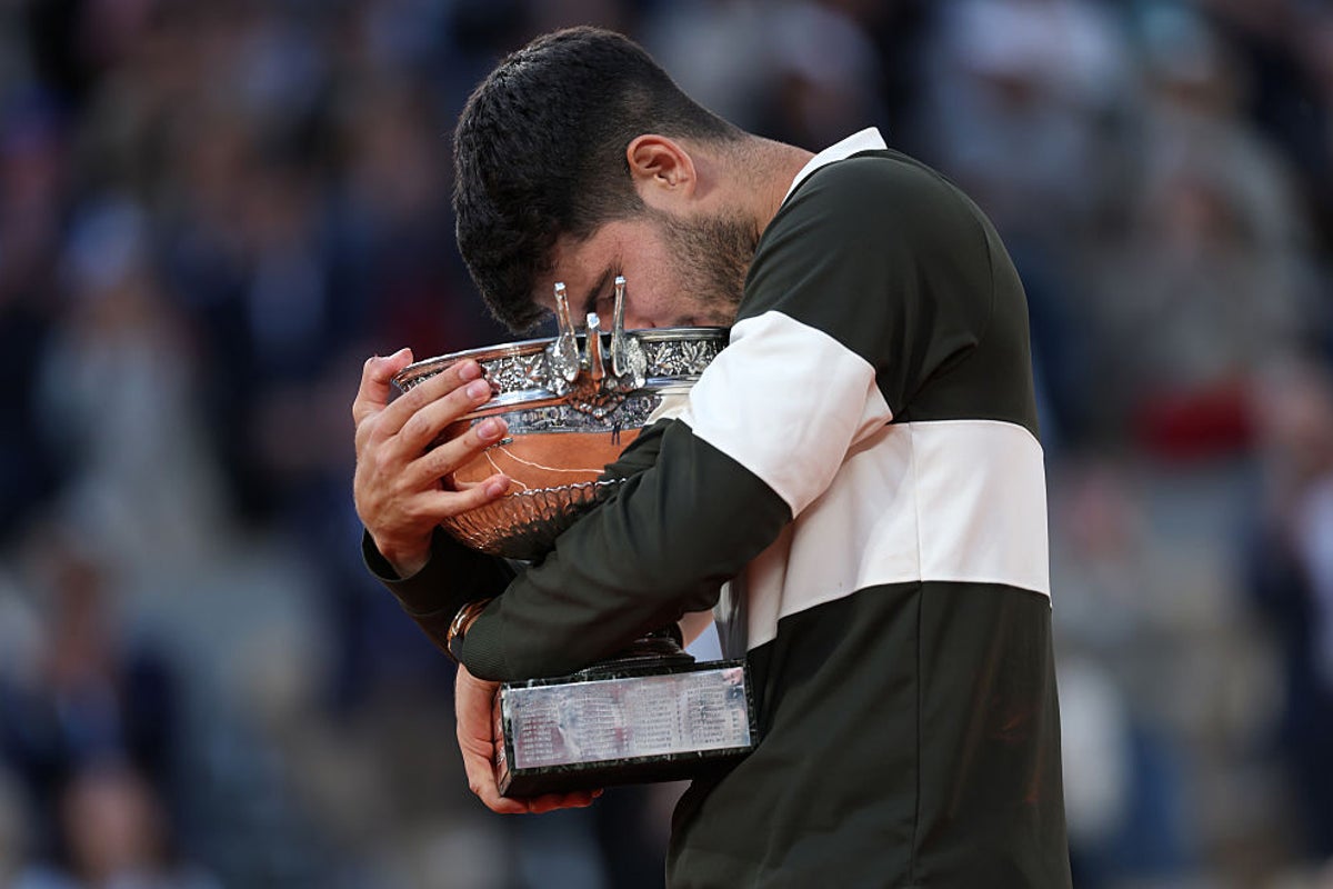 ‘That’s destiny’: Carlos Alcaraz matches mind-blowing Rafael Nadal grand slam stat
