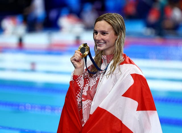 <p>Summer McIntosh won three gold medals at Paris 2024</p>